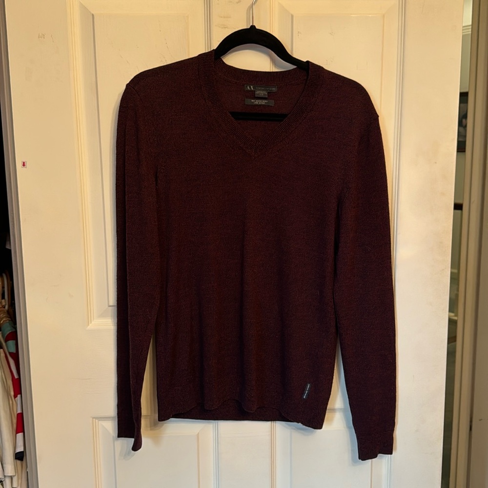 Armani Exchange Merlino Wool Men’s Sweater
